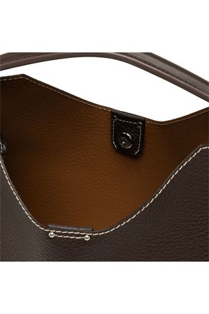 Aurora dark brown grain leather bag GIANNI CHIARINI | BS10566RNGDBLNASP14064